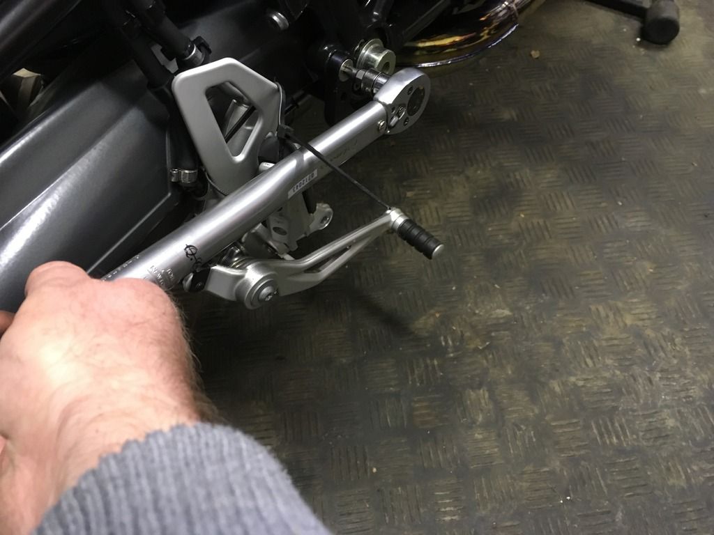 Wunderlich Foot Peg Lowering Kit install DIY BMW Forum